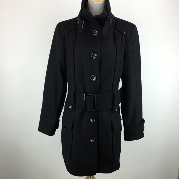 zara funnel neck coat